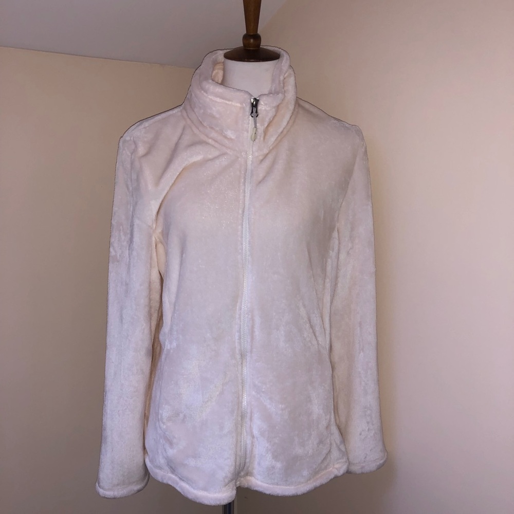 Cream Fuzzy Heatkeep Jacket - Picture 3 of 6